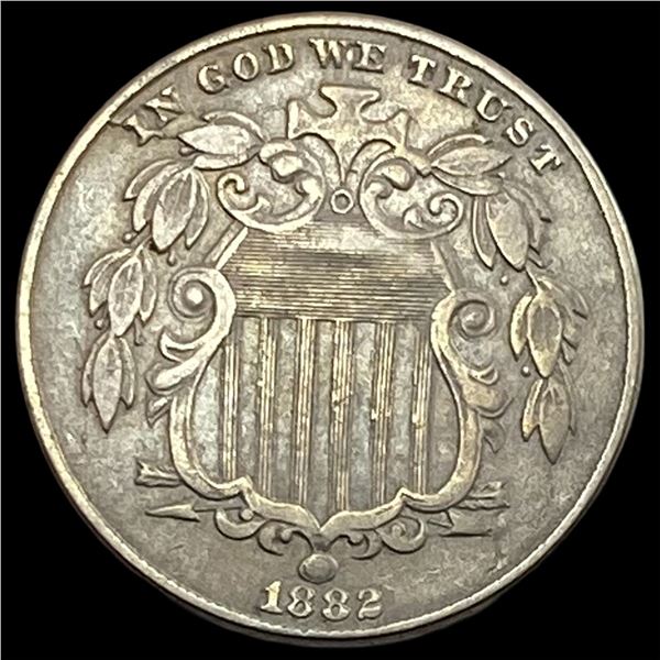 1882 Shield Nickel CLOSELY UNCIRCULATED