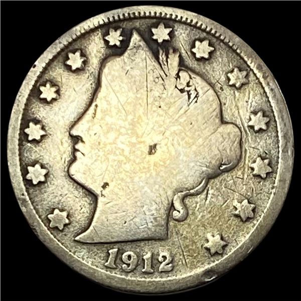 1912-S Liberty Head Nickel NICELY CIRCULATED