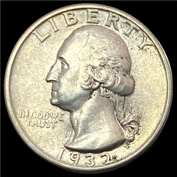 1932 Silver Washington Quarter CHOICE AU