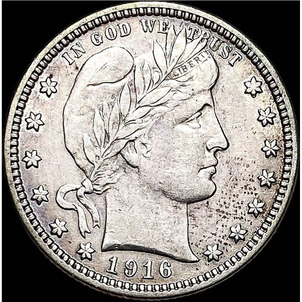 1916-D Silver Barber Quarter CLOSELY UNCIRCULATED