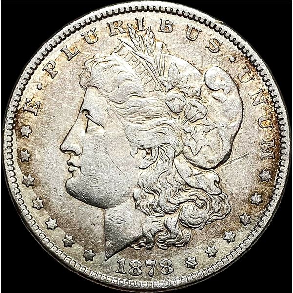 1878 7/8TF Strong Silver Morgan Dollar NEARLY UNCIRCULATED