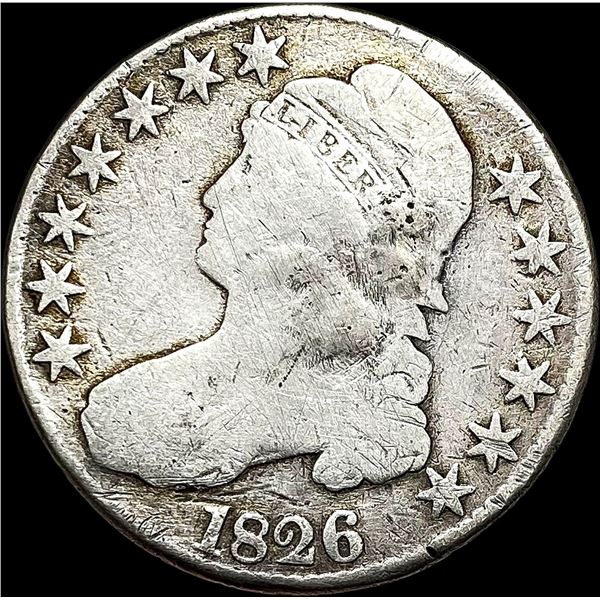 1826 Capped Bust Half Dollar NICELY CIRCULATED