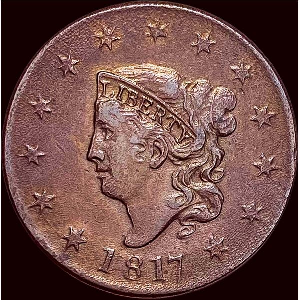 1817 Coronet Head Large Cent CLOSELY UNCIRCULATED
