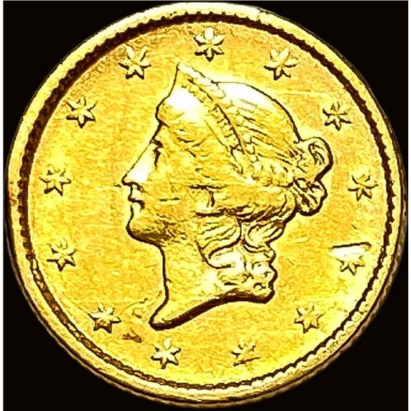 1853 Gold $1 Liberty Head Type 1 HIGH GRADE