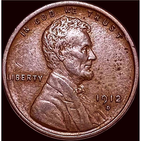 1912-D Lincoln Wheat Cent CLOSELY UNCIRCULATED