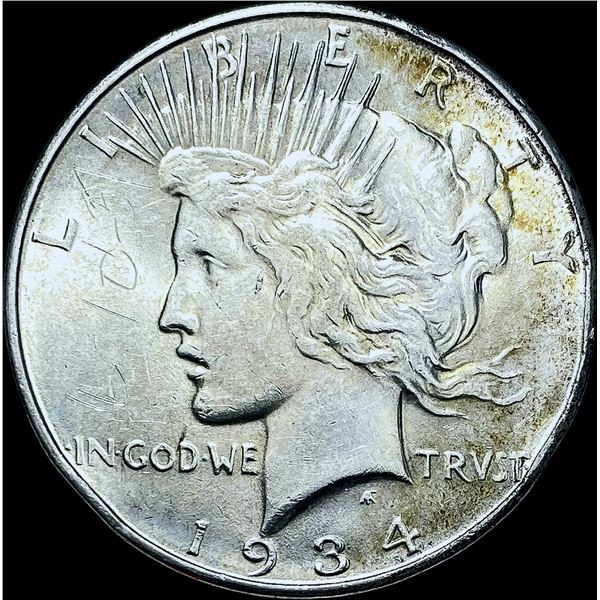 1934-D Silver Peace Dollar UNC