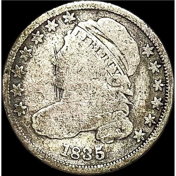 1835 Capped Bust Dime NICELY CIRCULATED
