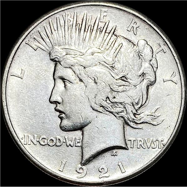 1921 Silver Peace Dollar CLOSELY UNCIRCULATED
