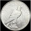 Image 2 : 1921 Silver Peace Dollar CLOSELY UNCIRCULATED