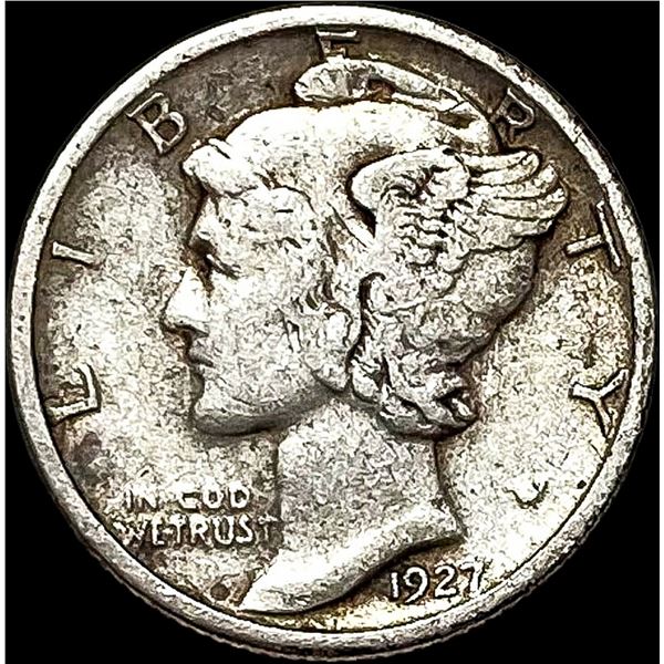 1927-S Silver Mercury Dime ABOUT UNCIRCULATED