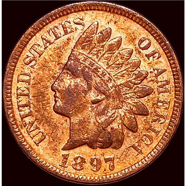 1897 RB Indian Head Cent CLOSELY UNCIRCULATED
