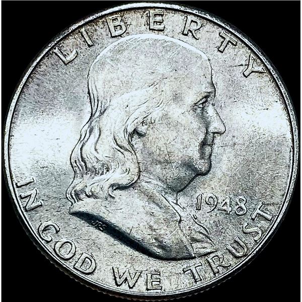 1948-D Franklin Silver Half Dollar CHOICE BU