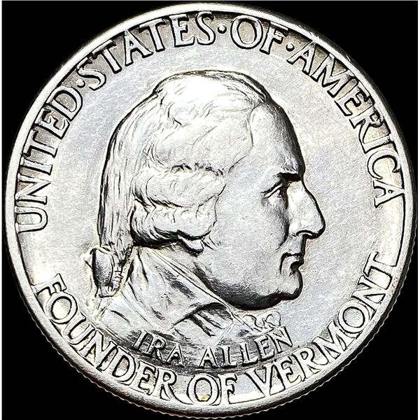 1927 Vermont Silver Half Dollar UNCIRCULATED