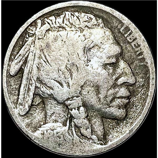 1913-D Type 2 Buffalo Nickel NICELY CIRCULATED
