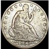 Image 1 : 1853 Arrows/Rays Seated Liberty Half Dollar LIGHTLY CIRCULATED