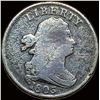 Image 1 : 1803 Draped Bust Half Cent NICELY CIRCULATED