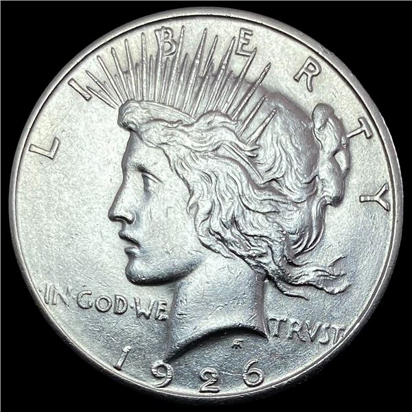 1926-S Silver Peace Dollar CHOICE AU