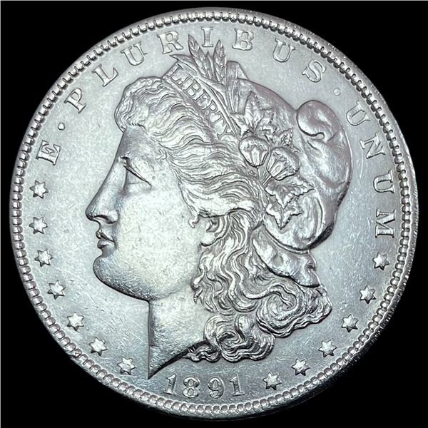 1891 Silver Morgan Dollar UNCIRCULATED