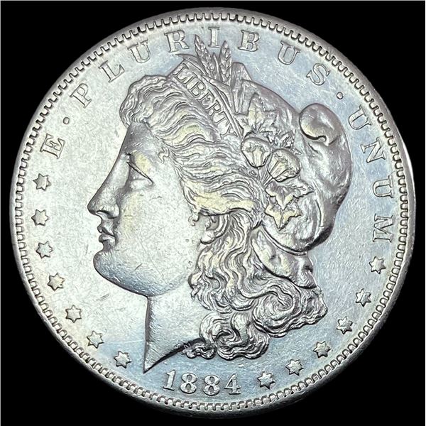 1884-S Silver Morgan Dollar CLOSELY UNCIRCULATED