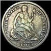 Image 1 : 1875-CC Silver Seated Liberty Dime ABOUT UNCIRCULATED