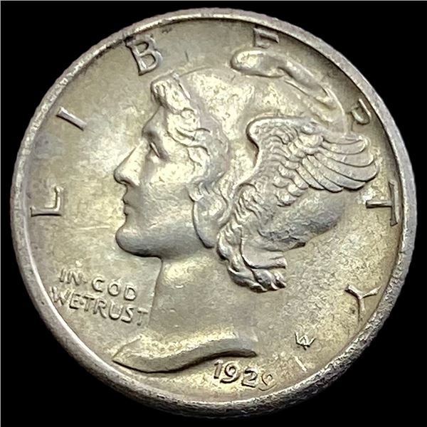 1929-S Silver Mercury Dime CHOICE AU