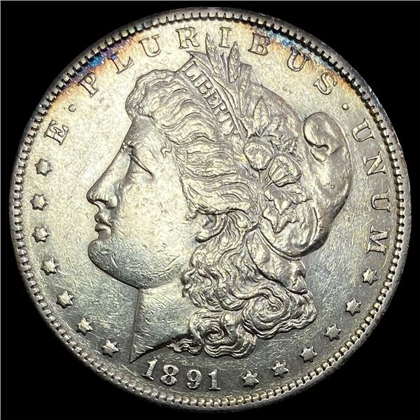 1891-S Silver Morgan Dollar CLOSELY UNCIRCULATED