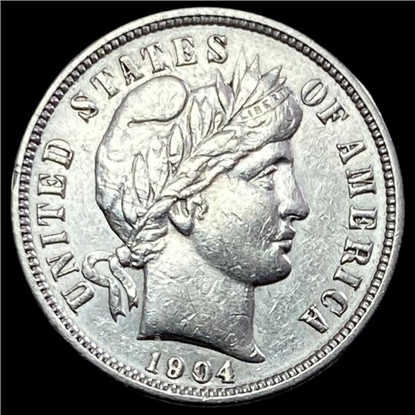 1904 Barber Dime CLOSELY UNCIRCULATED