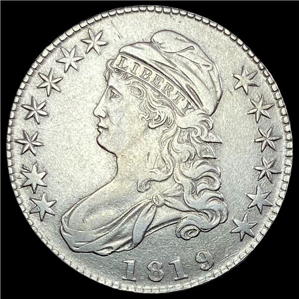 1819/8 Capped Bust Half Dollar NEARLY UNC