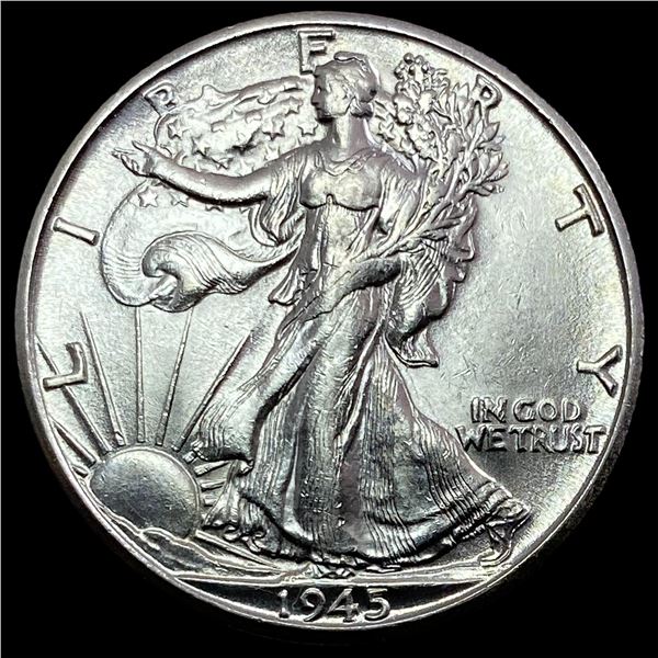 1945-D Walking Liberty Half Dollar CHOICE BU