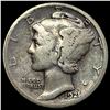 Image 1 : 1921-D Silver Mercury Dime NICELY CIRCULATED