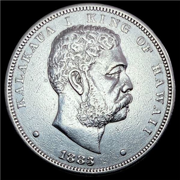 1883 Silver 1 Dollar Hawaii CLOSELY UNCIRCULATED