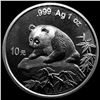 Image 1 : 1999 1oz Silve China Panda 10 Yuan CHOICE PROOF