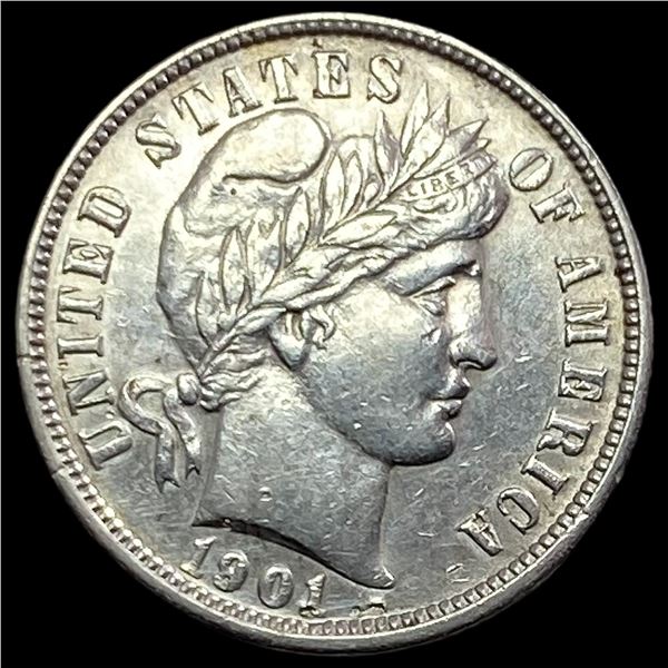 1901 Barber Dime CLOSELY UNCIRCULATED