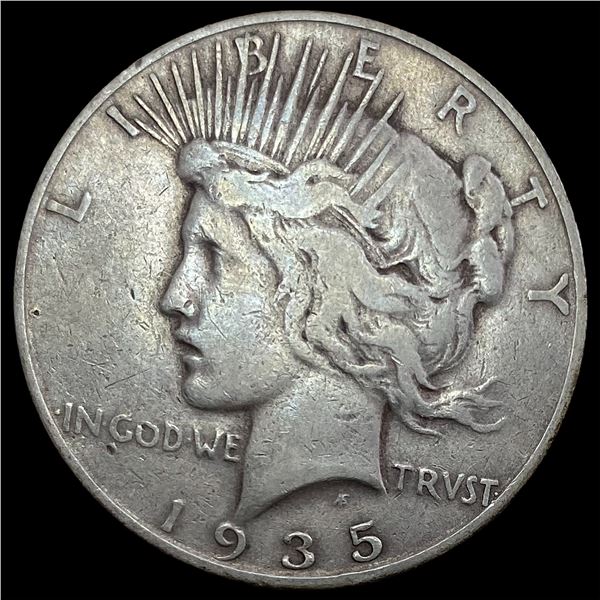 1935-S Silver Peace Dollar NICELY CIRC
