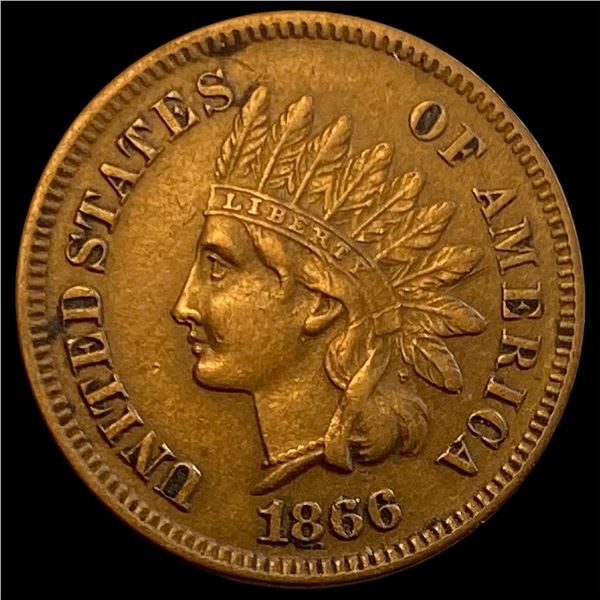 1866 Indian Head Cent CLOSELY UNCIRCULATED