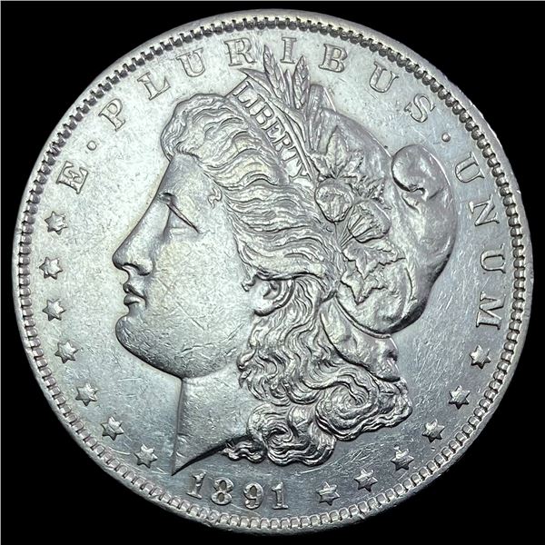 1891-O Silver Morgan Dollar CLOSE UNC