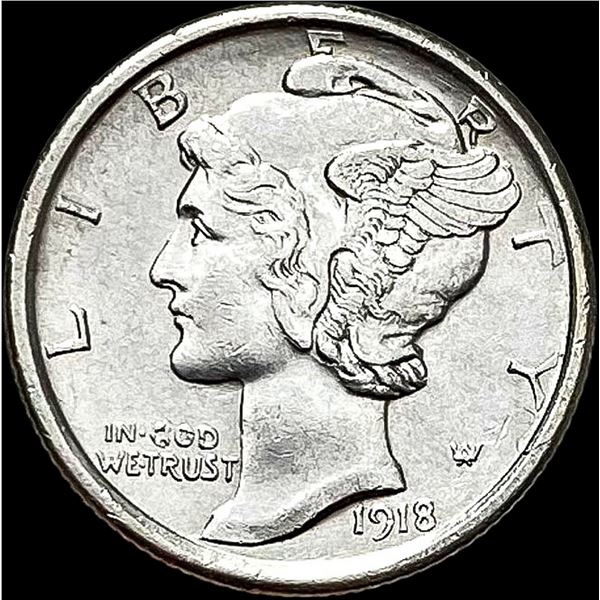 1918 Mercury Dime UNCIRCULATED