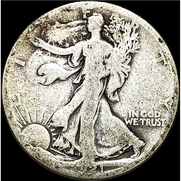 1921-S Walking Liberty Half Dollar NICELY CIRCULATED