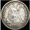 Image 1 : 1876 Seated Liberty Quarter LIGHTLY CIRCULATED
