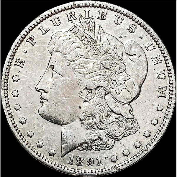 1891-O Silver Morgan Dollar NEARLY UNCIRCULATED