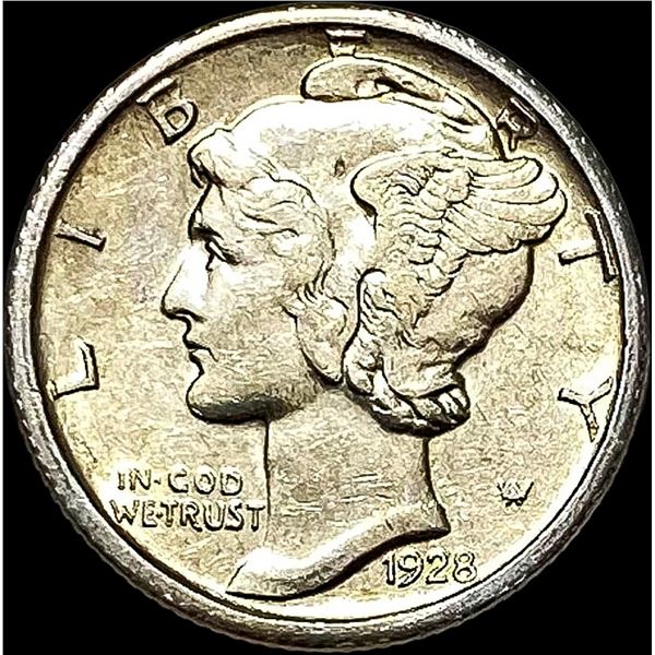 1928-D Silver Mercury Dime UNCIRCULATED