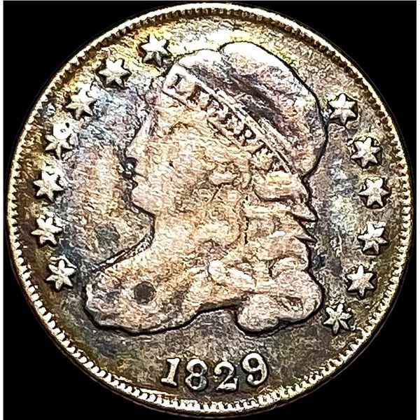 1829 Capped Bust Silver Dime LIGHTLY CIRCULATED