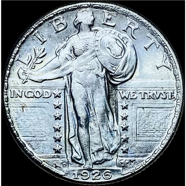 1926-D Silver Standing Liberty Quarter CHOICE BU