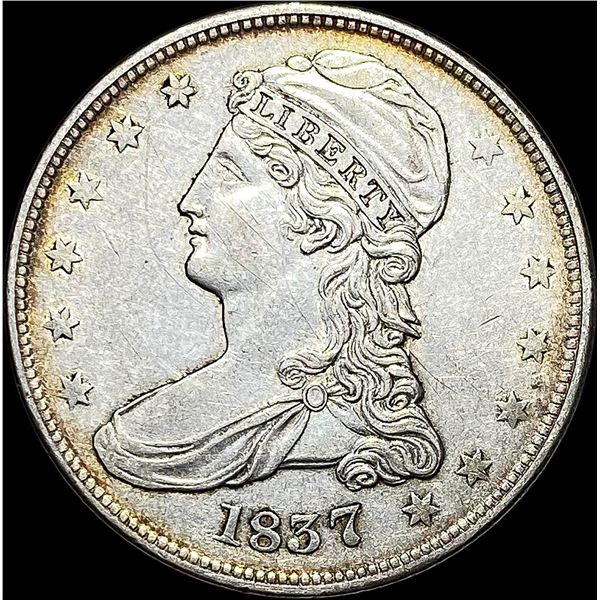 1837 Capped Bust Half Dollar CLOSELY UNCIRCULATED
