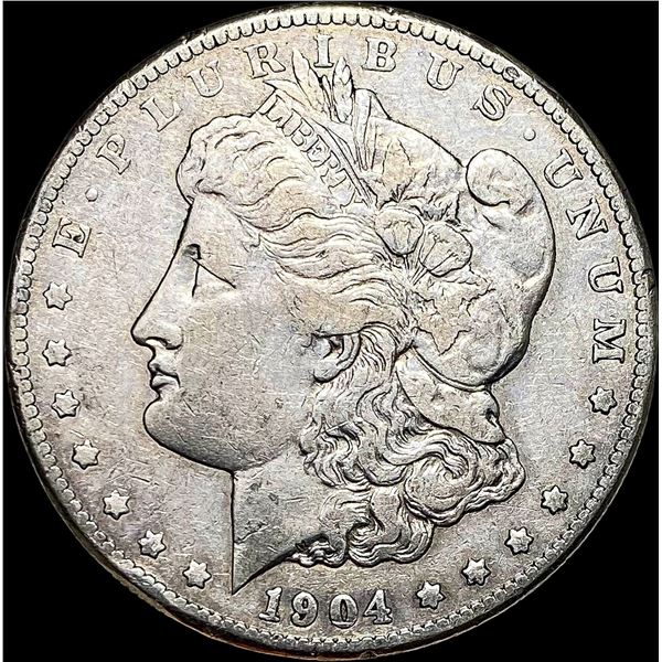 1904-S Silver Morgan Dollar ABOUT UNCIRCULATED