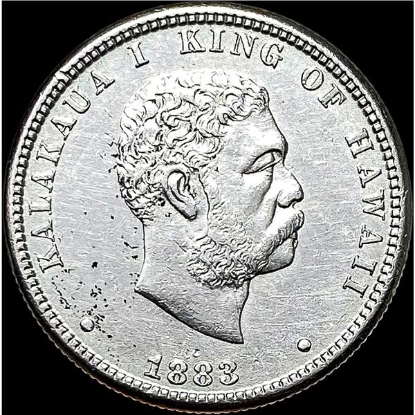 1883 Hawaii Silver 1/4 Dollar UNCIRCULATED