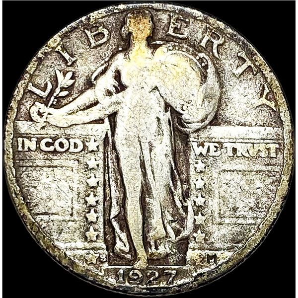1927-S Silver Standing Liberty Quarter LIGHTLY CIRCULATED