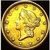 Image 1 : 1854 Gold $1 Type 1 Liberty Head CLOSELY UNCIRCULATED