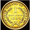 Image 2 : 1854 Gold $1 Type 1 Liberty Head CLOSELY UNCIRCULATED