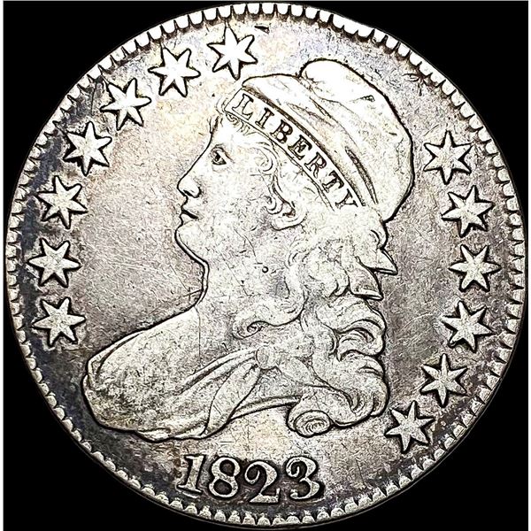 1823 Capped Bust Half Dollar LIGHTLY CIRCULATED